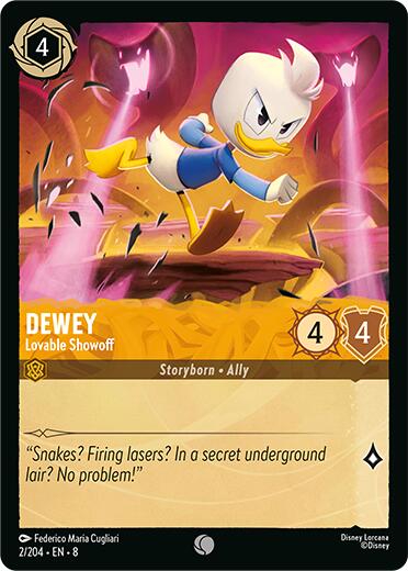 Dewey - Lovable Showoff (2/204) [Reign of Jafar] | Tabernacle Games