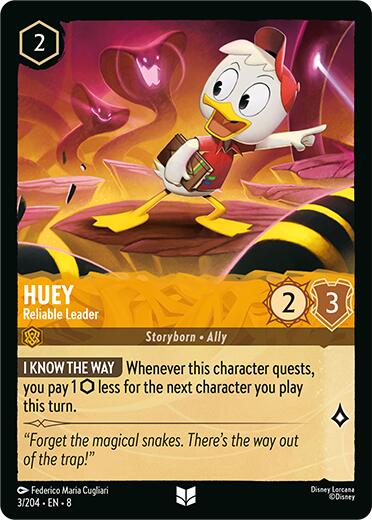 Huey - Reliable Leader (3/204) [Reign of Jafar] | Tabernacle Games