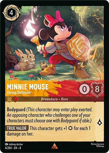 Minnie Mouse - Daring Defender (6/204) [Reign of Jafar] | Tabernacle Games