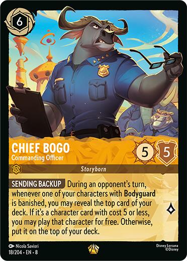 Chief Bogo- Commanding Officer (18/204) [Reign of Jafar] | Tabernacle Games