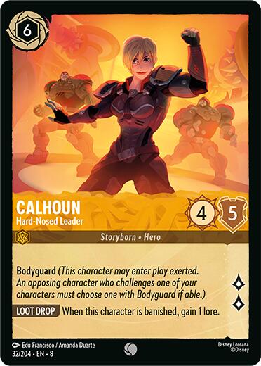 Calhoun - Hard-Nosed Leader (32/204) [Reign of Jafar] | Tabernacle Games