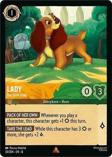 Lady - Decisive Dog (33/204) [Reign of Jafar] | Tabernacle Games