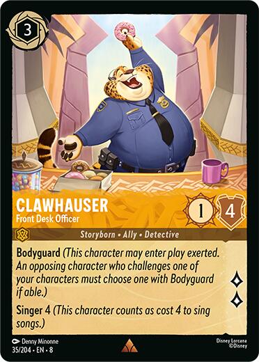 Clawhauser - Front Desk Officer (35/204) [Reign of Jafar] | Tabernacle Games
