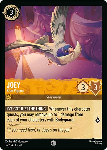 Joey - Blue Pigeon (36/204) [Reign of Jafar] | Tabernacle Games