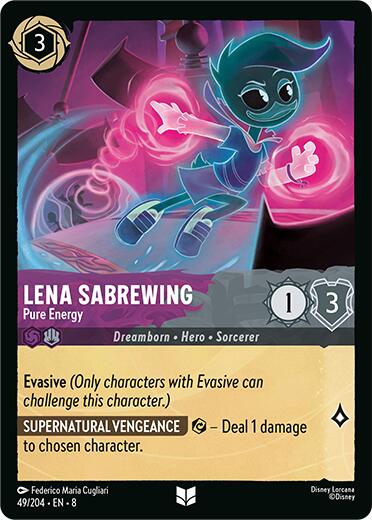Lena Sabrewing -- Pure Energy (49/204) [Reign of Jafar] | Tabernacle Games