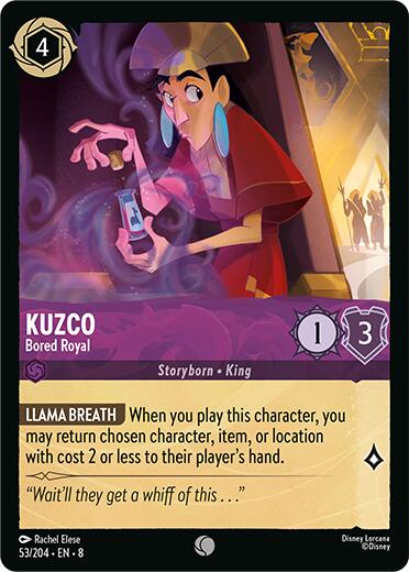 Kuzco - Bored Royal (53/204) [Reign of Jafar] | Tabernacle Games