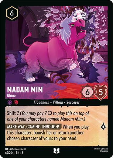 Madam Mim - Rhino (69/204) [Reign of Jafar] | Tabernacle Games