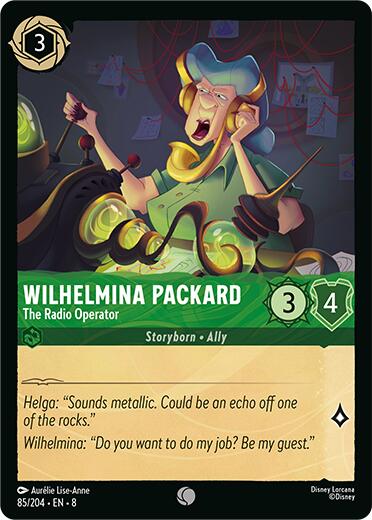 Wilhelmina Packard - The Radio Operator (85/204) [Reign of Jafar] | Tabernacle Games