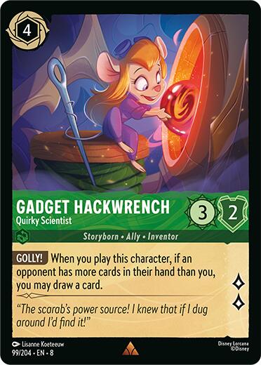 Gadget Hackwrench - Quirky Scientist (99/204) [Reign of Jafar] | Tabernacle Games