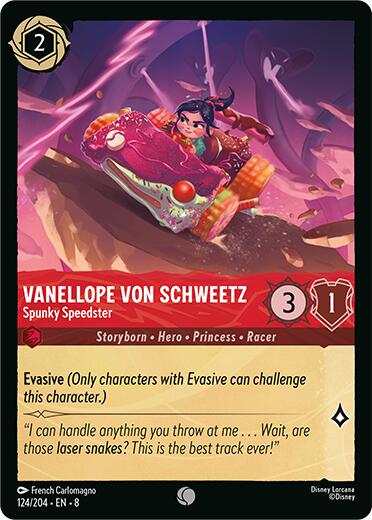 Vanellope Von Schweetz - Spunky Speedster (124/204) [Reign of Jafar] | Tabernacle Games