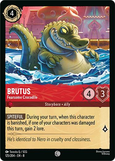 Brutus - Fearsome Crocodile (125/204) [Reign of Jafar] | Tabernacle Games