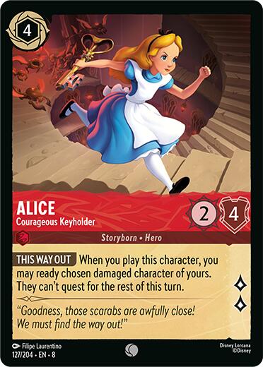 Alice - Courageous Keyholder (127/204) [Reign of Jafar] | Tabernacle Games