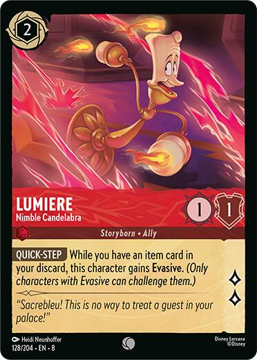 Lumiere - Nimble Candelabra (128/204) [Reign of Jafar] | Tabernacle Games