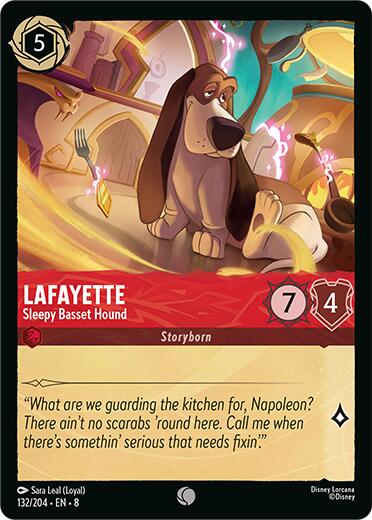 Lafayette - Sleepy Basset Hound (132/204) [Reign of Jafar] | Tabernacle Games