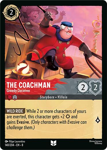 The Coachman - Greedy Deceiver (140/204) [Reign of Jafar] | Tabernacle Games