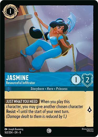 Jasmine - Resourceful Infiltrator (162/204) [Reign of Jafar] | Tabernacle Games