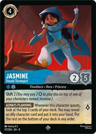 Jasmine - Steady Strategist (171/204) [Reign of Jafar] | Tabernacle Games