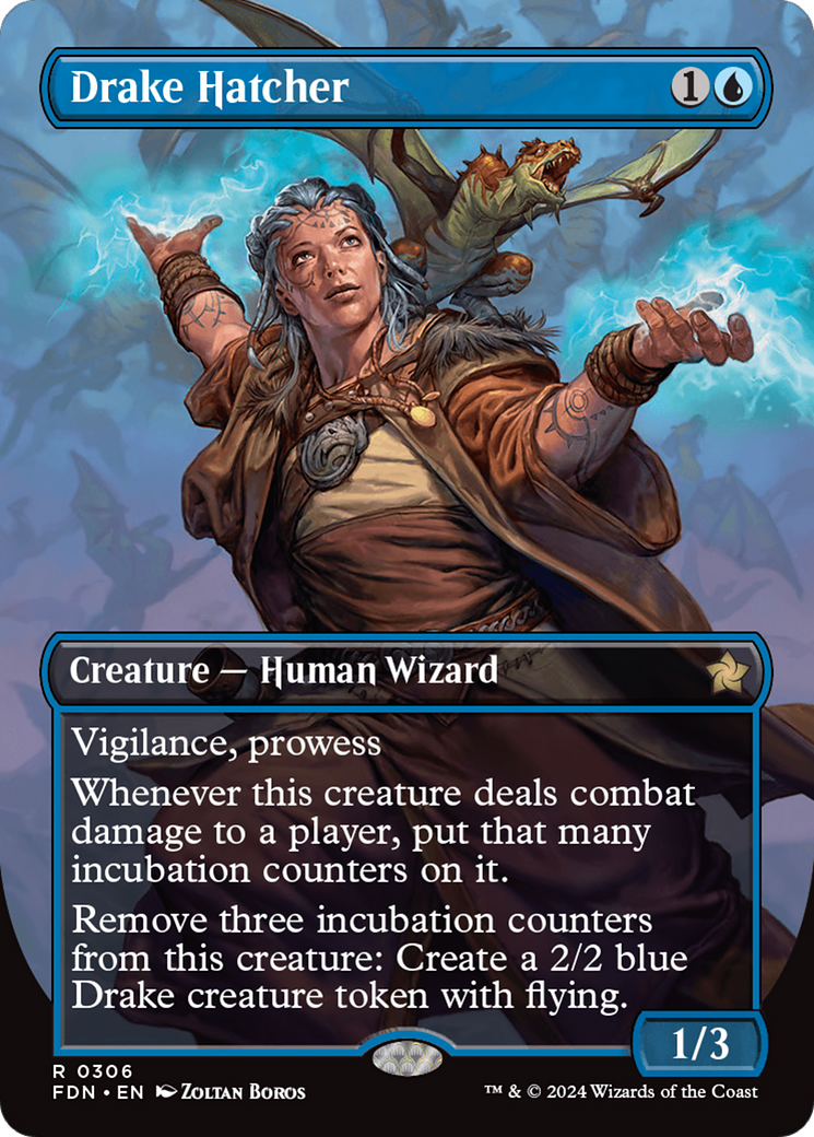 Drake Hatcher (Borderless) [Foundations] | Tabernacle Games