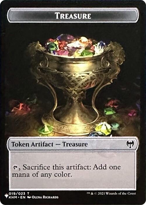 Treasure // Egg Double-Sided Token [Secret Lair Drop Series] | Tabernacle Games