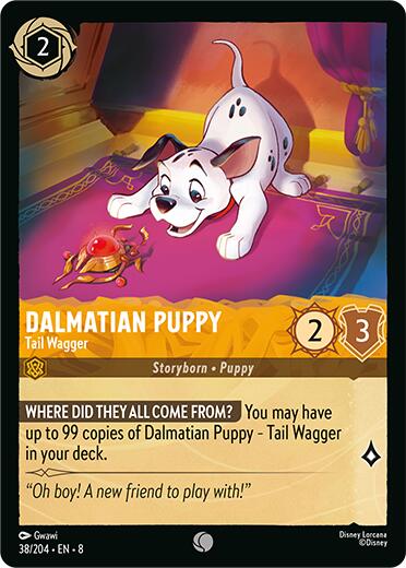Dalmatian Puppy - Tail Wagger (38/204) [Reign of Jafar] | Tabernacle Games