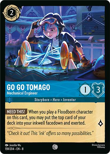 Go Go Tomago - Mechanical Engineer (159/204) [Reign of Jafar] | Tabernacle Games