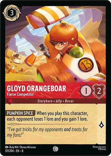 Gloyd Orangeboar - Fierce Competitor (121/204) [Reign of Jafar] | Tabernacle Games