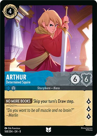 Arthur - Determined Squire (168/204) [Reign of Jafar] | Tabernacle Games