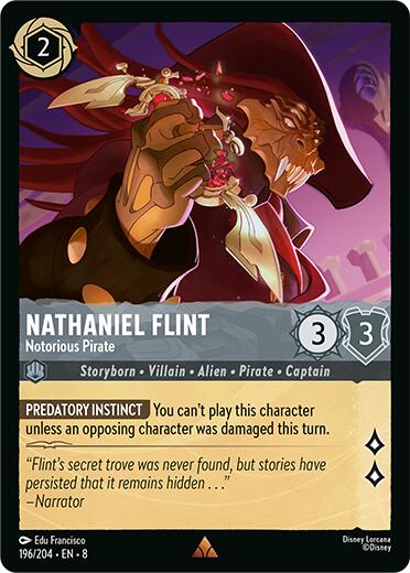 Nathaniel Flint - Notorious Pirate (196/204) [Reign of Jafar] | Tabernacle Games