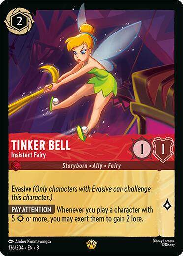Tinker Bell - Insistent Fairy (136/204) [Reign of Jafar] | Tabernacle Games
