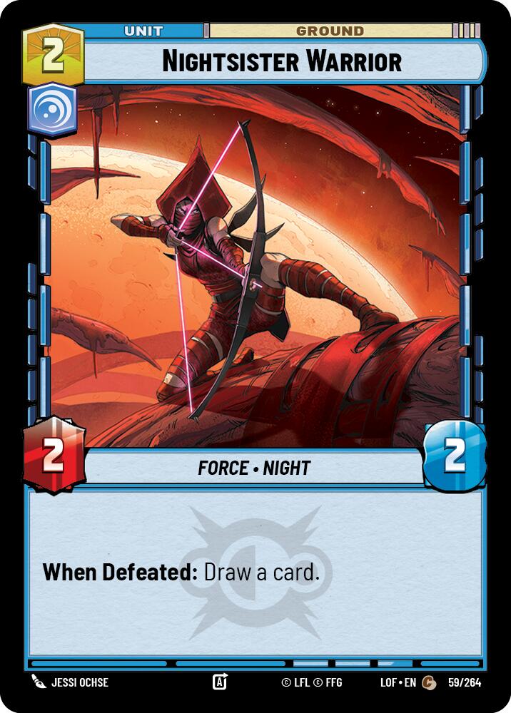 Nightsister Warrior (59/264) (59/264) [Legends of the Force] | Tabernacle Games