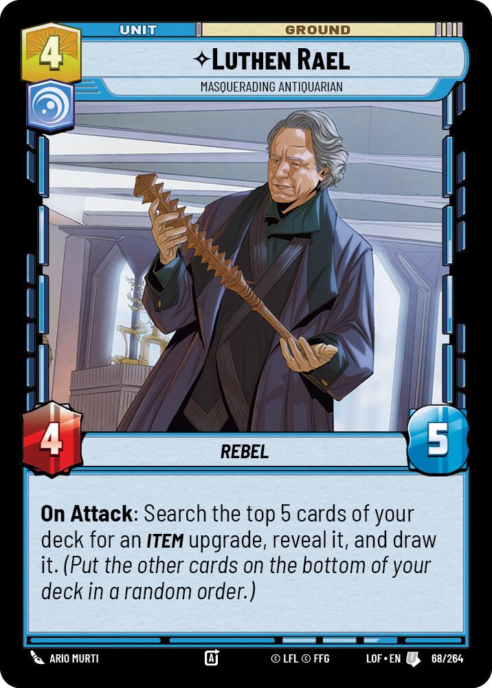 Luthen Rael - Masquerading Antiquarian (68/264) (68/264) [Legends of the Force] | Tabernacle Games