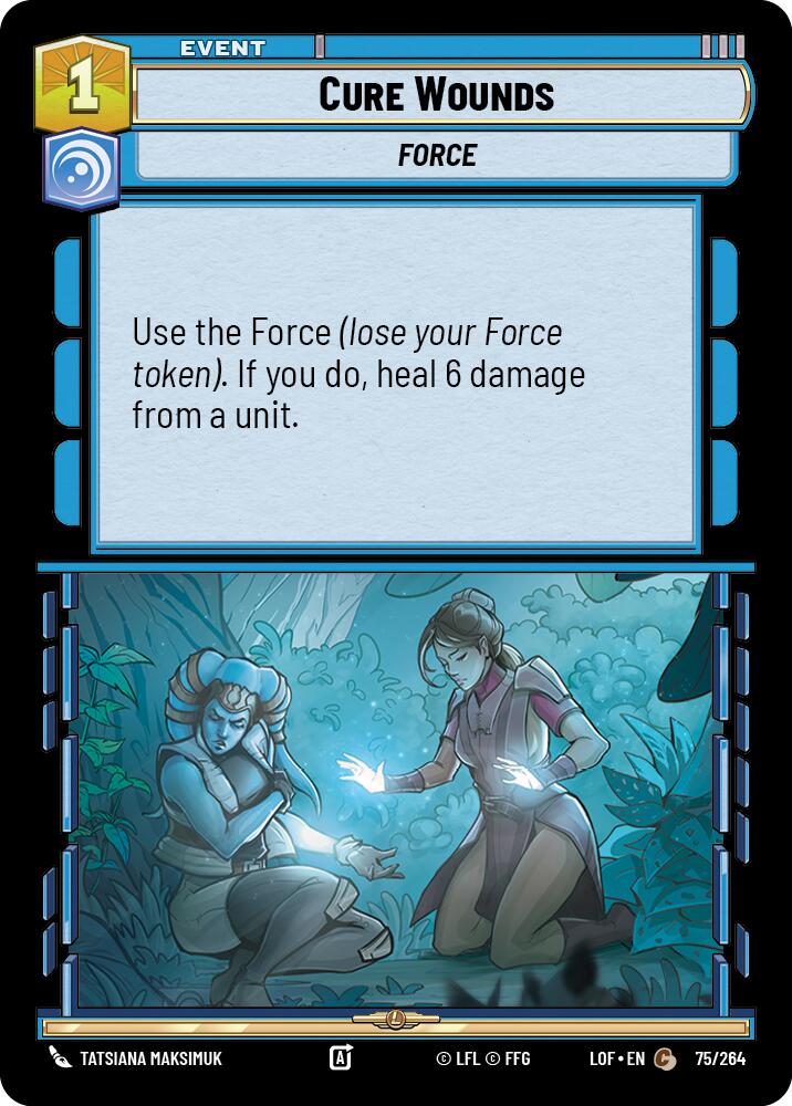 Cure Wounds (75/264) (75/264) [Legends of the Force] | Tabernacle Games