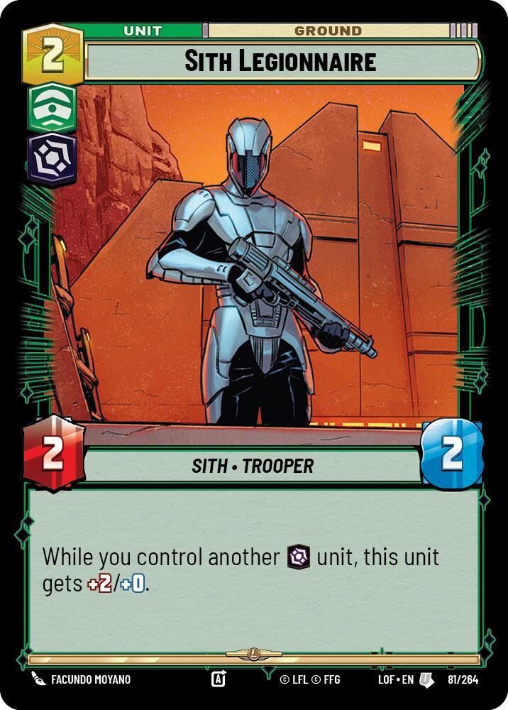 Sith Legionnaire (81/264) (81/264) [Legends of the Force] | Tabernacle Games