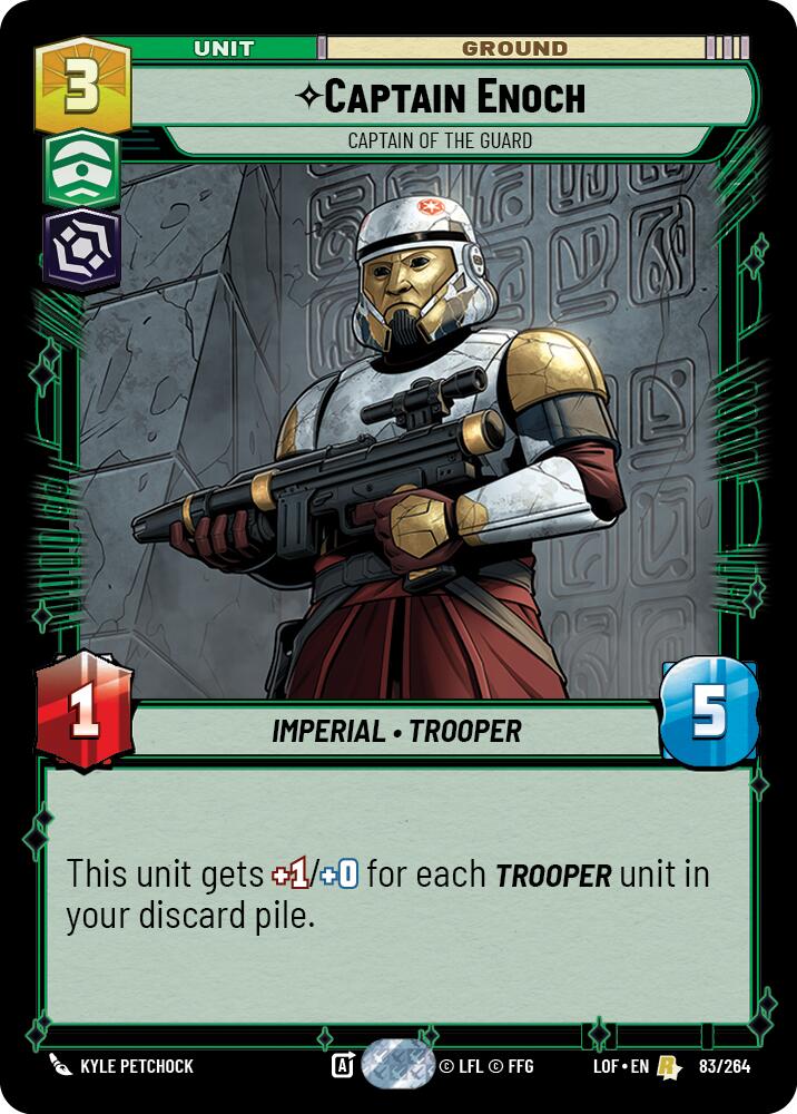 Captain Enoch - Captain of the Guard (83/264) (83/264) [Legends of the Force] | Tabernacle Games