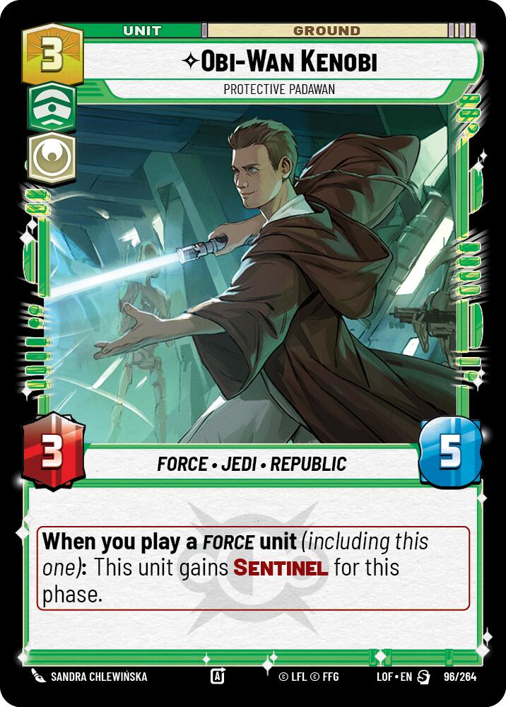 Obi-Wan Kenobi - Protective Padawan (96/264) (96/264) [Legends of the Force] | Tabernacle Games