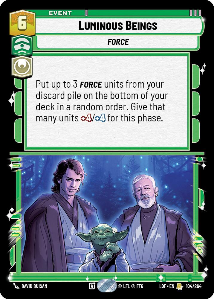 Luminous Beings (104/264) (104/264) [Legends of the Force] | Tabernacle Games