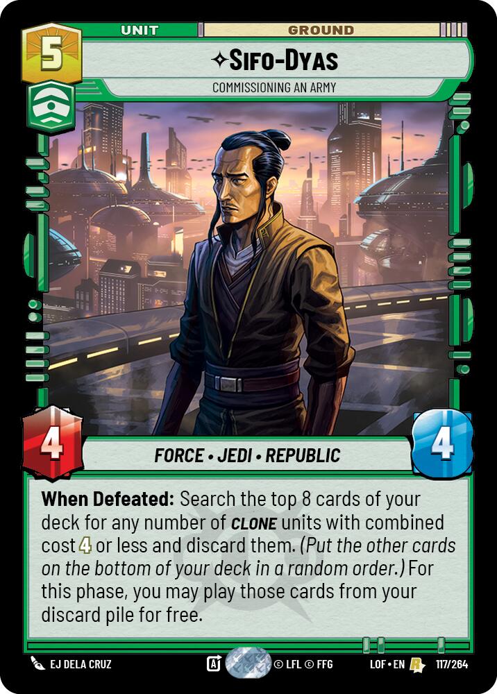 Sifo-Dyas - Commissioning An Army (117/264) (117/264) [Legends of the Force] | Tabernacle Games