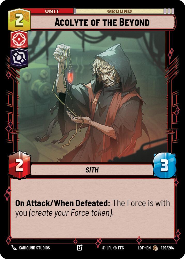 Acolyte of the Beyond (129/264) (129/264) [Legends of the Force] | Tabernacle Games