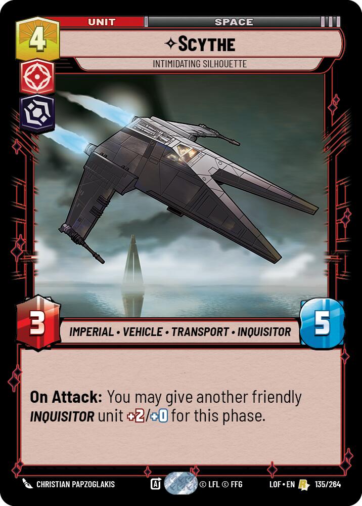 Scythe - Intimidating Silhouette (135/264) (135/264) [Legends of the Force] | Tabernacle Games