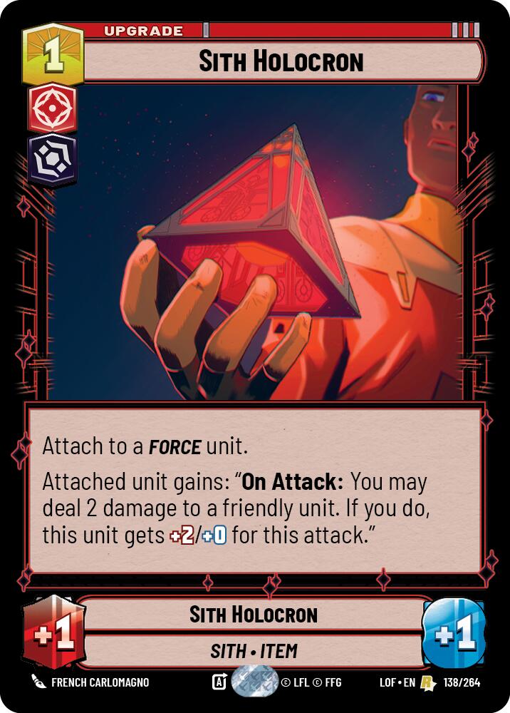 Sith Holocron (138/264) (138/264) [Legends of the Force] | Tabernacle Games