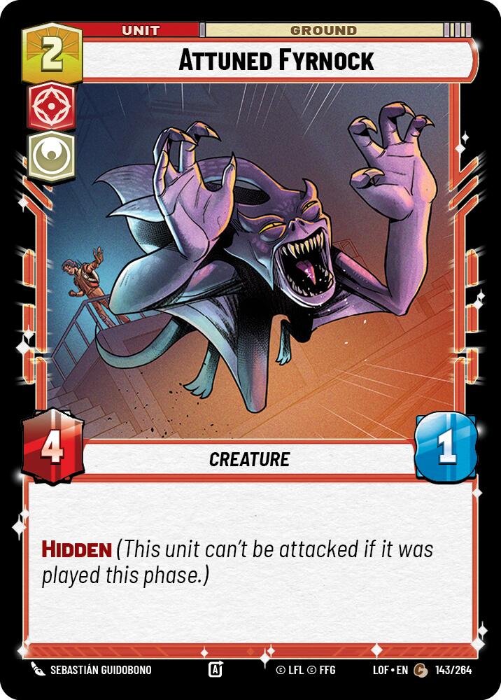Attuned Fyrnock (143/264) (143/264) [Legends of the Force] | Tabernacle Games