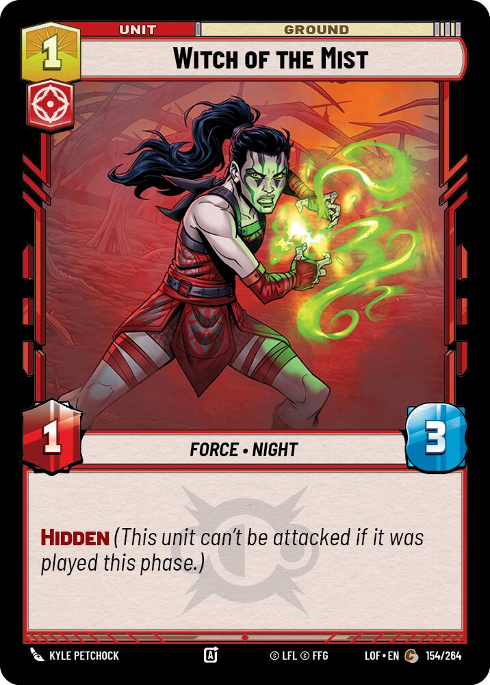 Witch of the Mist (154/264) (154/264) [Legends of the Force] | Tabernacle Games