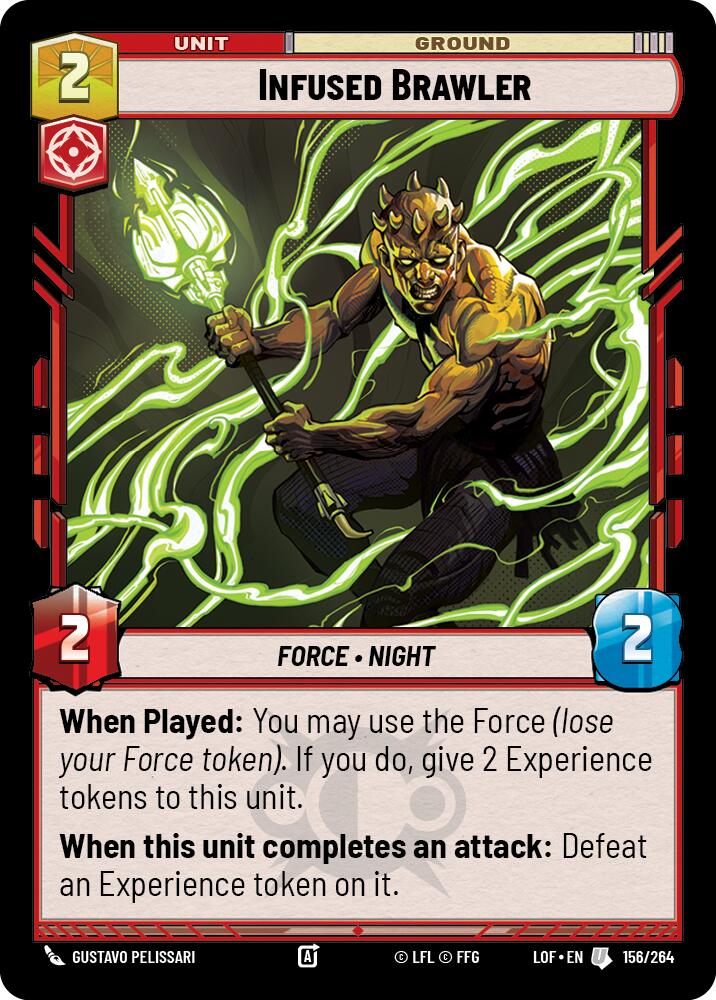 Infused Brawler (156/264) (156/264) [Legends of the Force] | Tabernacle Games