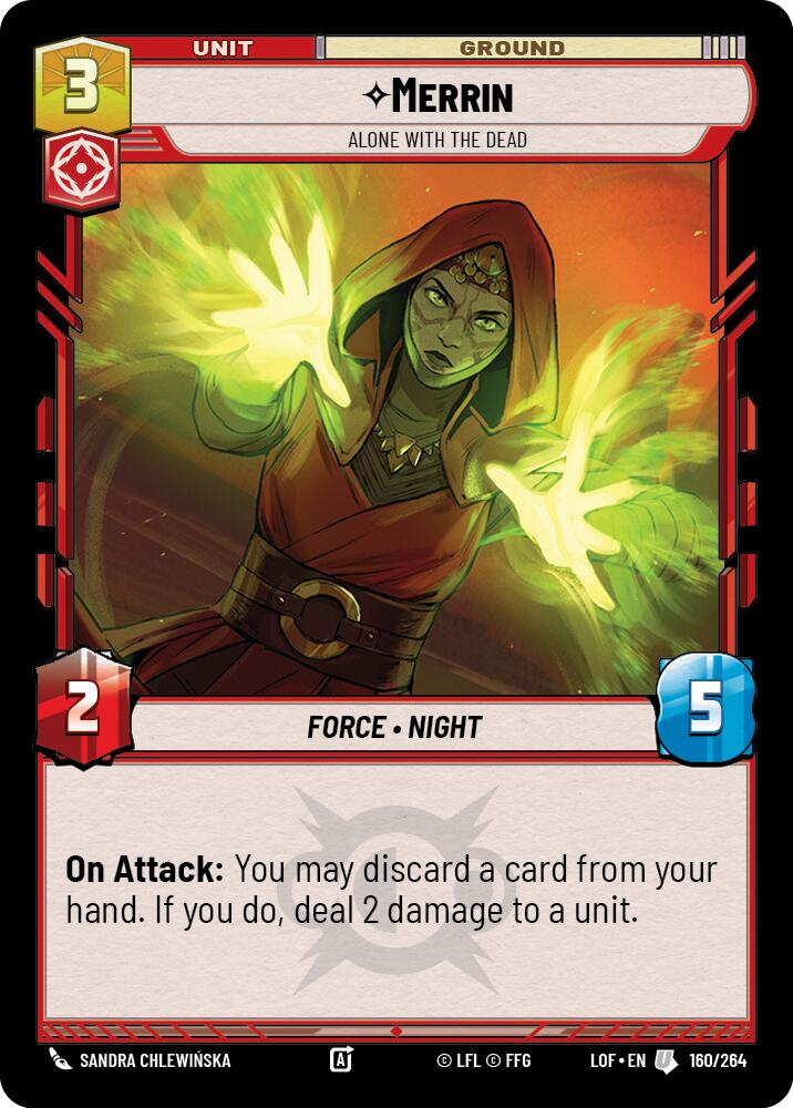 Merrin - Alone with the Dead (160/264) (160/264) [Legends of the Force] | Tabernacle Games