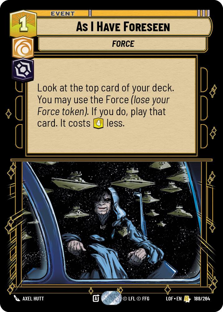 As I Have Foreseen (188/264) (188/264) [Legends of the Force] | Tabernacle Games