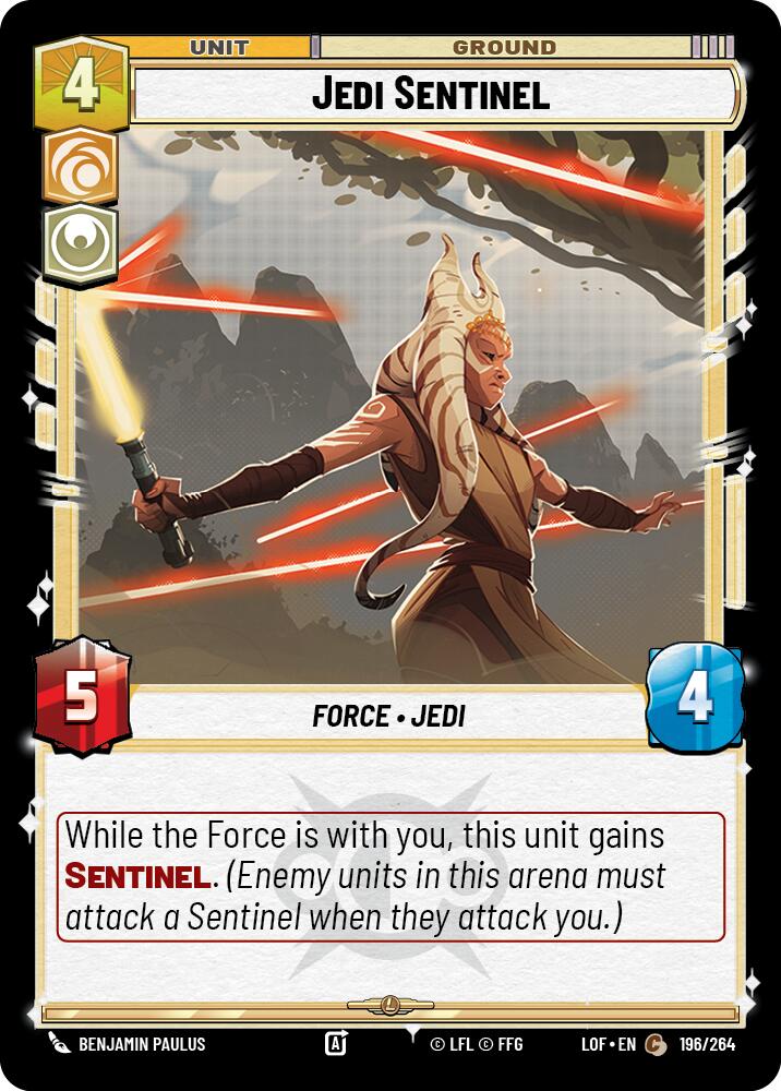 Jedi Sentinel (196/264) (196/264) [Legends of the Force] | Tabernacle Games