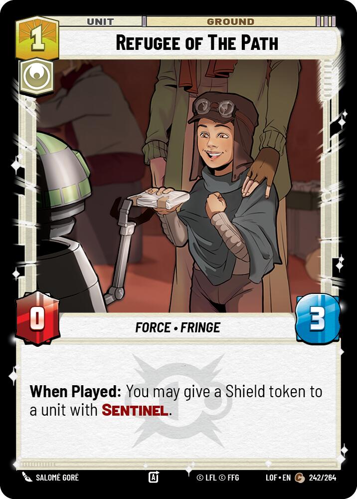 Refugee of The Path (242/264) (242/264) [Legends of the Force] | Tabernacle Games