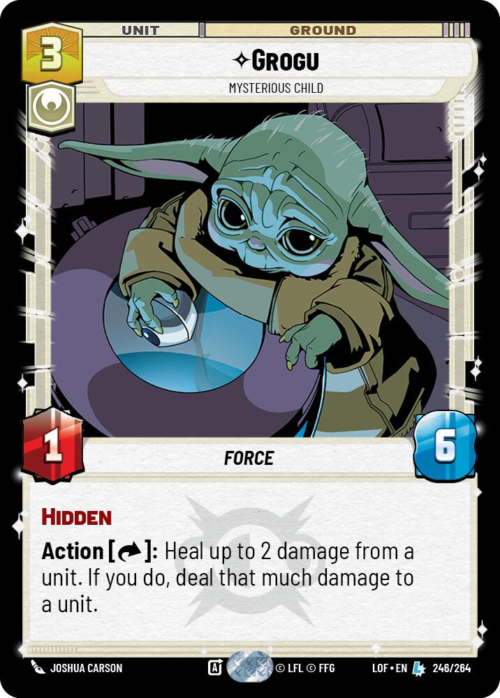 Grogu - Mysterious Child (246/264) (246/264) [Legends of the Force] | Tabernacle Games