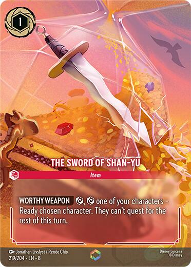 The Sword of Shan Yu (Enchanted) (219/204) [Reign of Jafar] | Tabernacle Games
