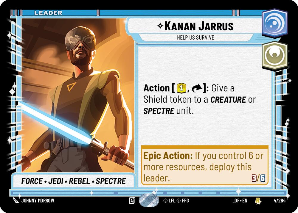 Kanan Jarrus - Help Us Survive (004/264) (004/264) [Legends of the Force] | Tabernacle Games